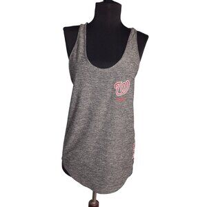 Victorias Secret Pink S Tank Top Washington Nationals Womens Racerback Gray